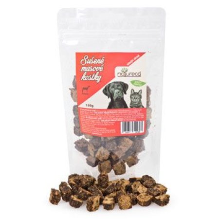 NATURECA pochúťka Mäsové kocky-Jahne, 100% mäso 150g