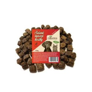NATURECA pochúťka Mäsové kocky - Kačica, 100% mäso 150g