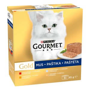 Gourmet tuniak/pečeň/morka/hovädzia Multipack paštéta 8 x 85 g