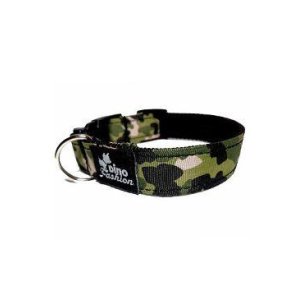 Obojok DINOFASHION Maskáčový zelený 45/2,5cm