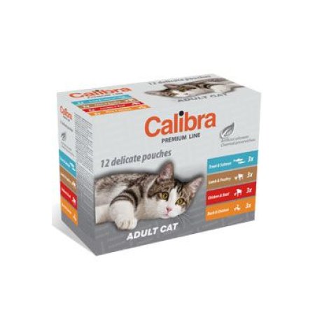 Calibra Cat vrecko Premium Adult multipack 12x100g