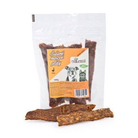 NATURECA pochúťka Mäsové pláty-Husa, 100% mäso 100g