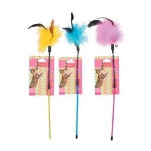 Hračka mačka udice Feather Duster mix farieb Zolux