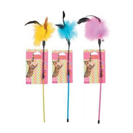 Hračka mačka udice Feather Duster mix farieb Zolux