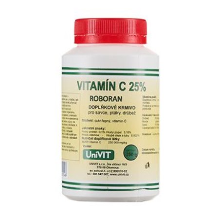 Vitamín C Roboran 25 plv 250g