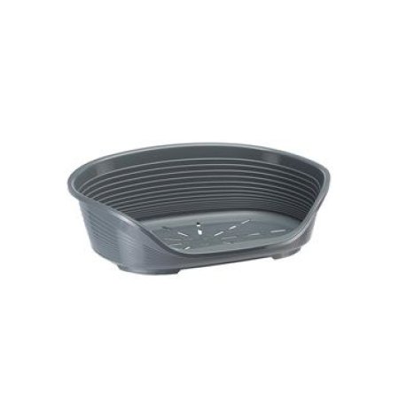 Pelech plast SIESTA DLX 8 tm.sivý 82x59,5x25cm FP 1ks