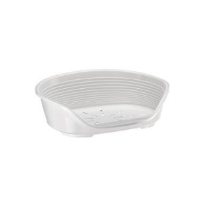 Pelech plast SIESTA DLX 8 biely 82x59,5x25cm FP 1ks