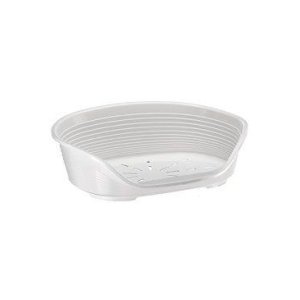 Pelech plast SIESTA DLX 10 biely 93,5x68x28cm FP 1ks