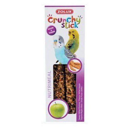 Crunchy Stick Parakeet Proso/Jablko 2ks Zolux