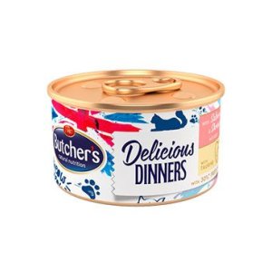 Butcher’s Cat Class.Delic.Dinners losos+kreviet konz 85g