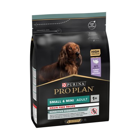 PRE PLAN Small & Mini Adult Sensitive Digestion Grain Free granule pre psov morka 2,5 kg