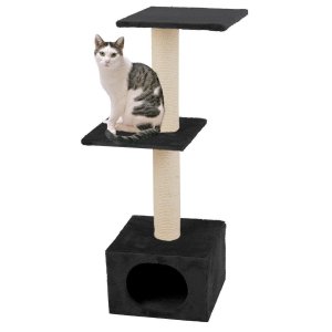 Karlie Škrabadlo pre mačky čierne 35x35x103cm