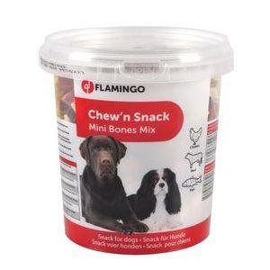 Flamingo Maškrty mini mix tvar kosť pre psov 500g