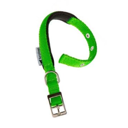 Obojok nylon DAYTONA C 53cmx25mm zelený FP 1ks