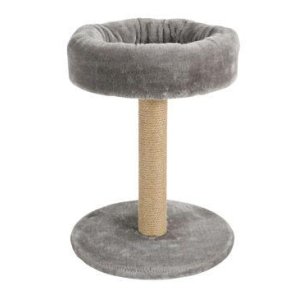 Škrabadlo stĺpik s pelechom šedá 46cm Zolux