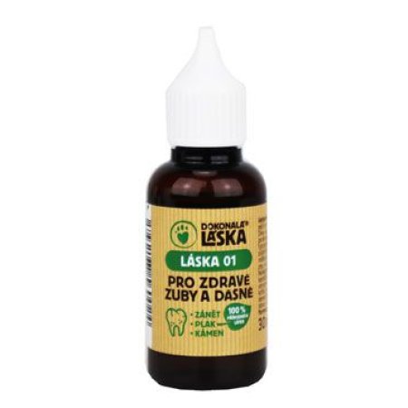 Láska 01 Pre zdravé zuby a ďasná psov 30ml