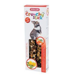 Pochúťka CRUNCHY STICK mrkva/pamp pre králiky Zolux