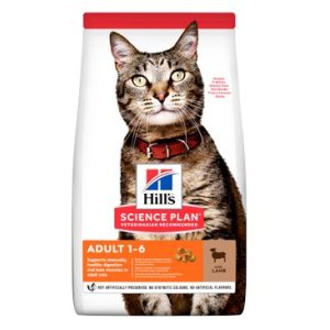 Hill’s Science Plan granule pre dospelé mačky s jahňacím a ryžou 3 kg