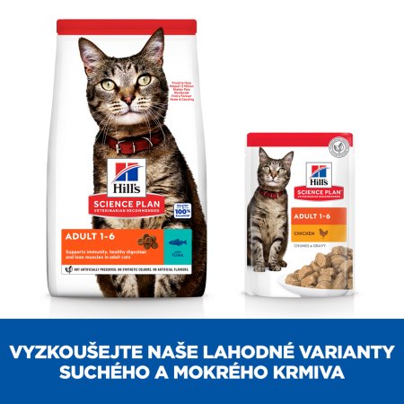 Hill’s Science Plan granule pre dospelé mačky s tuniakom 3 kg