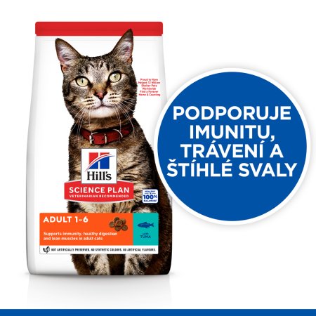 Hill’s Science Plan granule pre dospelé mačky s tuniakom 3 kg