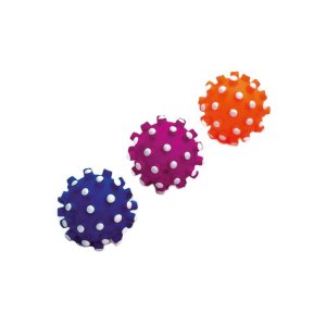 Karlie Hračka pre psov loptička ježatá pískací vinyl priemer 6cm