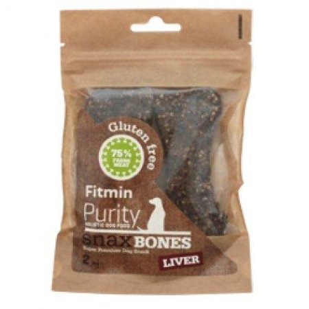 Fitmin dog Purity Snax BONES liver 2ks