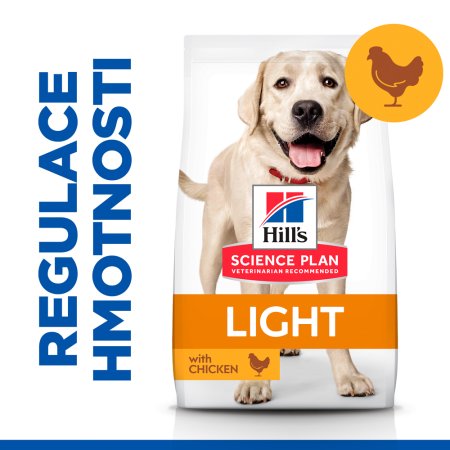 Hill’s Science Plan Canine Adult Light Large Breed Chicken 14 kg