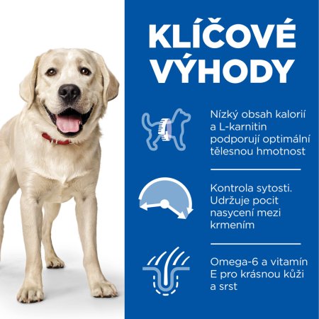 Hill’s Science Plan Light granule pre dospelých psov veľkých plemien s kuracím 14 kg