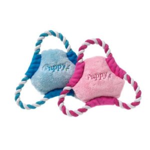 Karlie-Flamingo pískacia plyšová harčka frisbee, 17cm