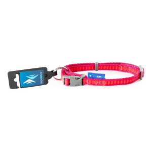 PROFIZOO Obojok popruh REBRÍK (15mm x 30-50cm) fuchsie