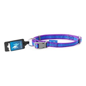 PROFIZOO Obojok popruh REBRÍK (20mm x 38-60cm) fialová