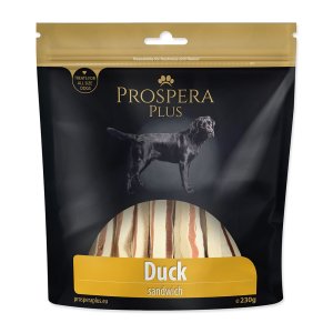Pochúťka PROSPERA Plus sendviče z kačacieho mäsa 230 g