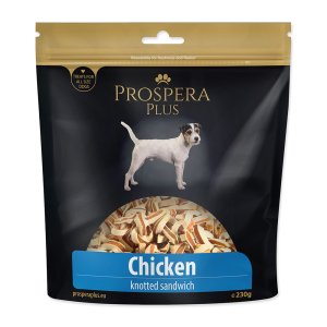 Pochúťka PROSPERA Plus uzlíky kuracie sandwich 230g