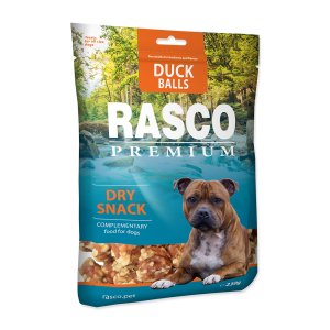 Pochúťka Rasco Premium kačica a byvolovina, guľa 230 g