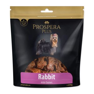 Pochúťka PROSPERA Plus mini kosti z králičieho mäsa 230 g