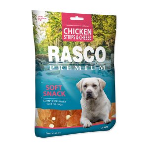Pochúťka RASCO Premium prúžky kuracie so syrom 230 g