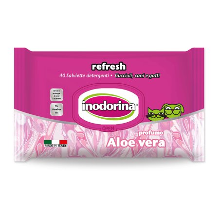 Obrúsky INODORINA Aloe Vera 40ks