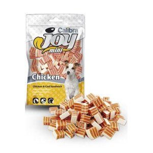 Calibra Joy Dog Mini Chicken & Cod Sandwich 70g NEW