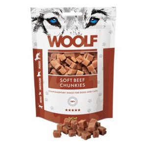 WOOLF pochúťka beef chunkies 100g