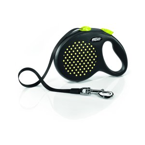 Vodítko Flexi Design L opasok 5m/50kg žltá