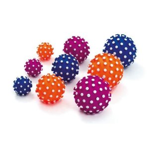 Karlie Hračka pre psov loptička ježatá pískacia latex priemer 6cm