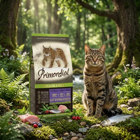 Primordial Cat Sterilizzato Turkey & Herring 2 kg