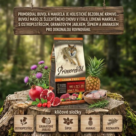 Primordial Adult Buffalo & Mackerel 2 kg