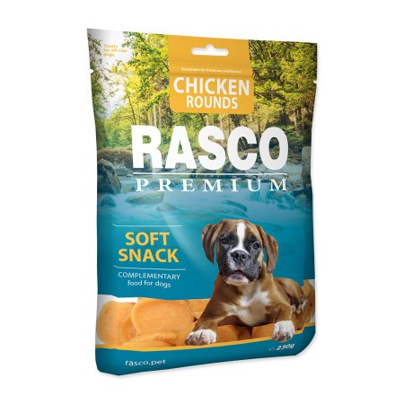 Pochúťka RASCO Premium kolieska z kuracieho mäsa 230g