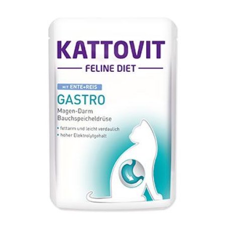 Kapsička KATTOVIT Gastro kačica + ryža 85g