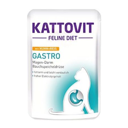 Kapsička KATTOVIT Gastro kura + ryža 85g