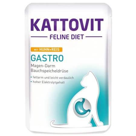 Kapsička KATTOVIT Gastro kura + ryža 85g