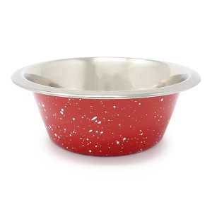 PROFIZOO Miska nerezová Štandard 2600 ml Červená (sprej)