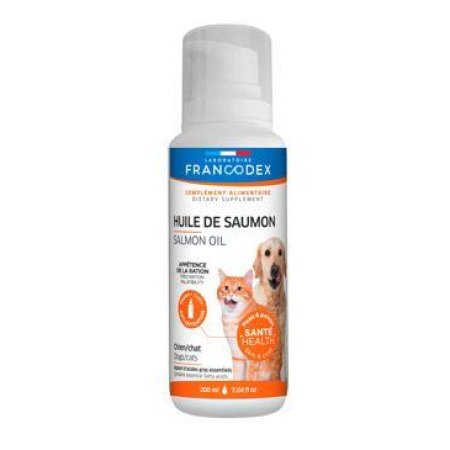 Francodex Salmon Oil pes, mačka 200ml