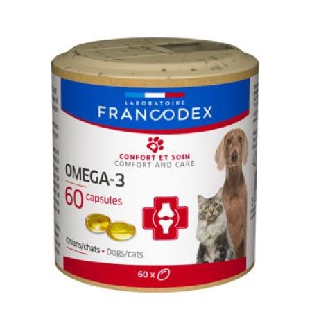 Francodex Omega 3 Capsules pes, mačka 60tab